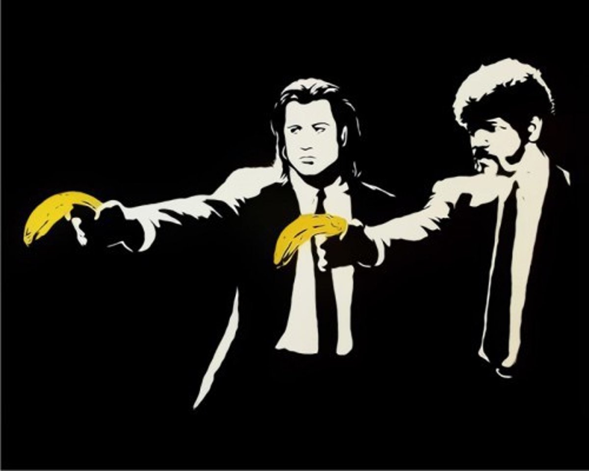 Pulp Fiction, 2004 (unsigned) — Banksy