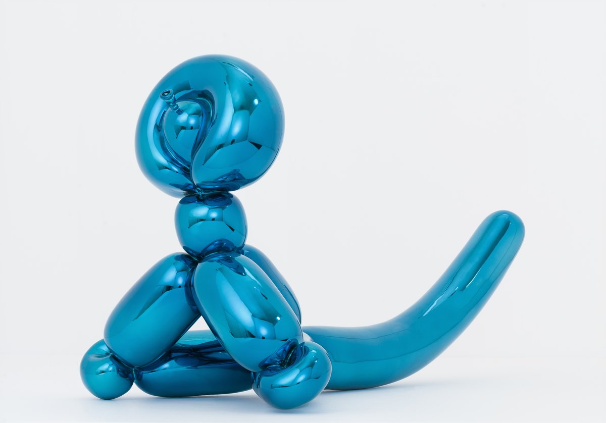Balloon Monkey (Blue), 2017 — Jeff Koons