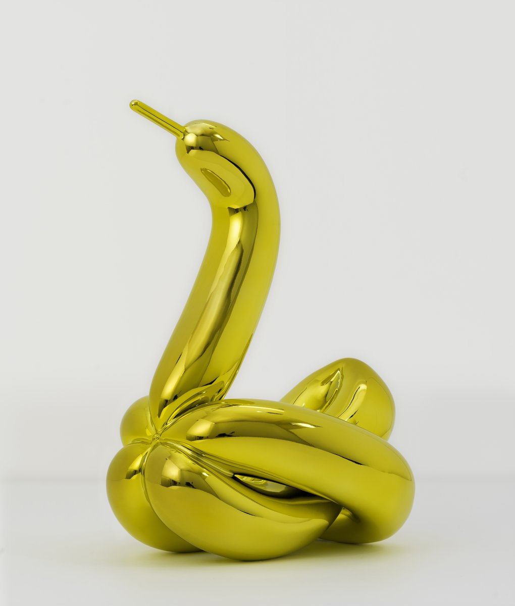 Balloon Swan (Yellow), 2017 — Jeff Koons