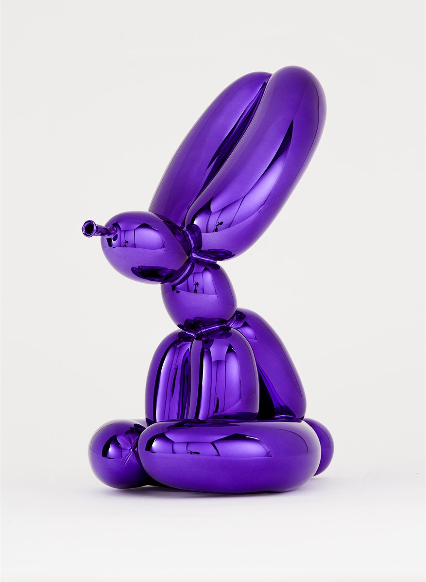 Balloon Rabbit Violet — Jeff Koons