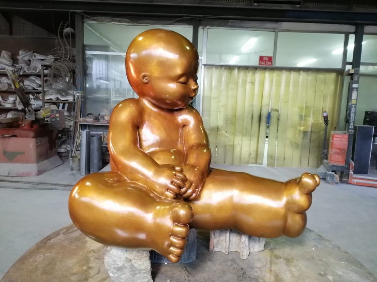 Contemplation, 2021 - patine caramel