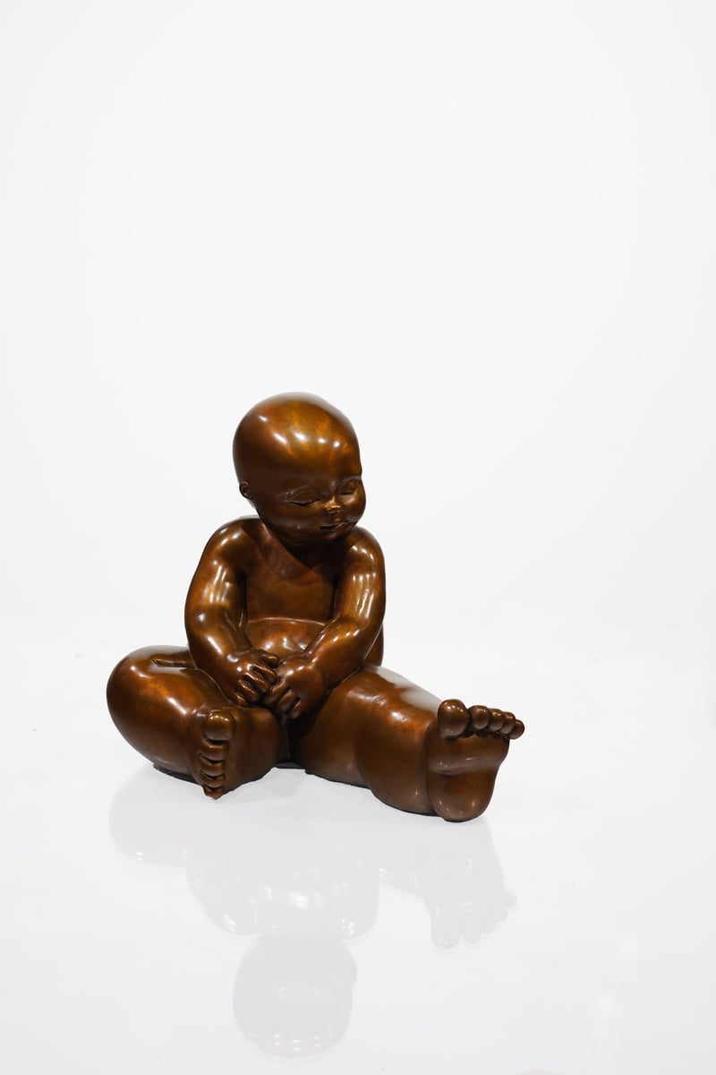 Contemplation, 2021 - patine caramel