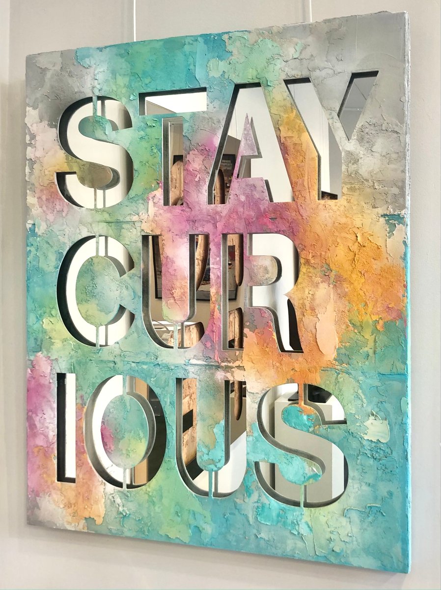 SERIE FULL PAINTED COLORS - Stay Curious - fond colors, 2021 — Joseph