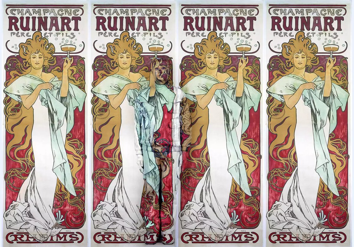 Ruinart - Hiding in Mucha Poster