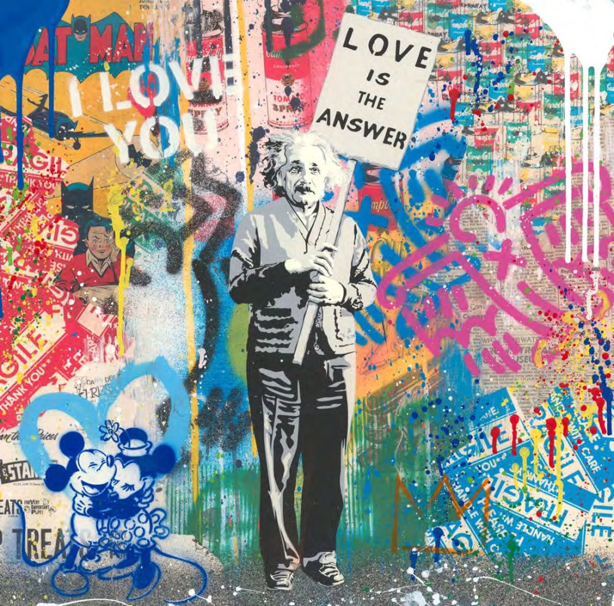 Einstein, 2022 (P108330) — Mr Brainwash