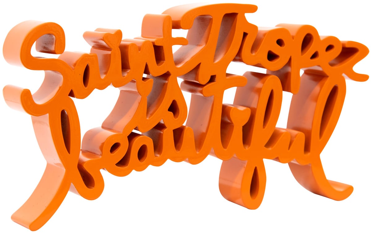 St. Tropez Is Beautiful - Tangerine, 2022 - small — Mr Brainwash