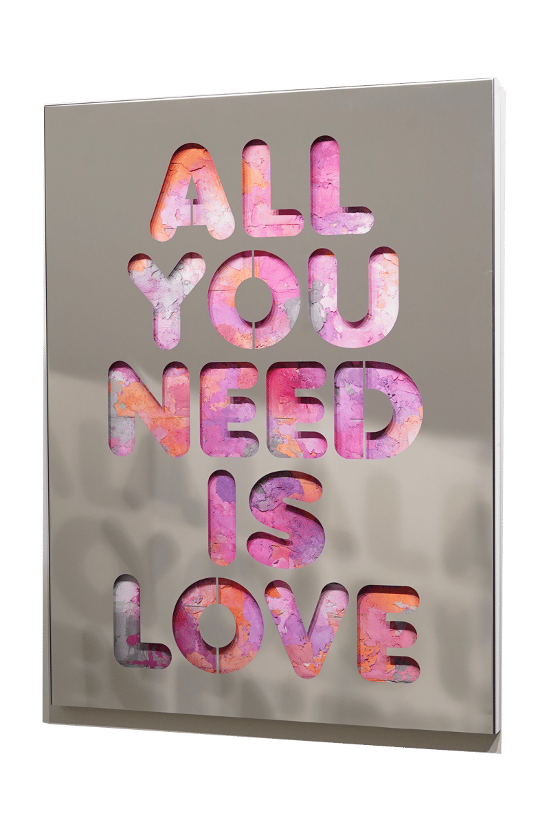 ALL YOU NEED IS LOVE néon