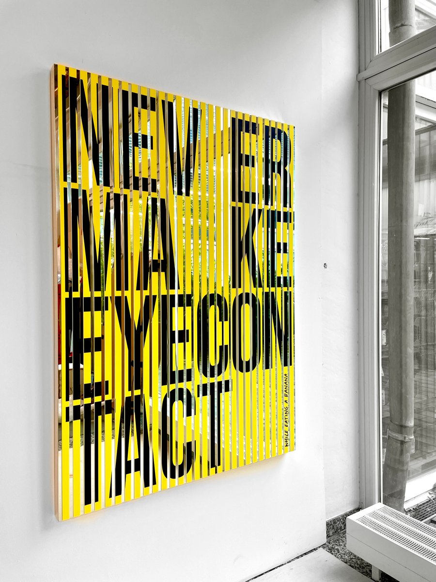 Never make eyecontact...while eating a banana