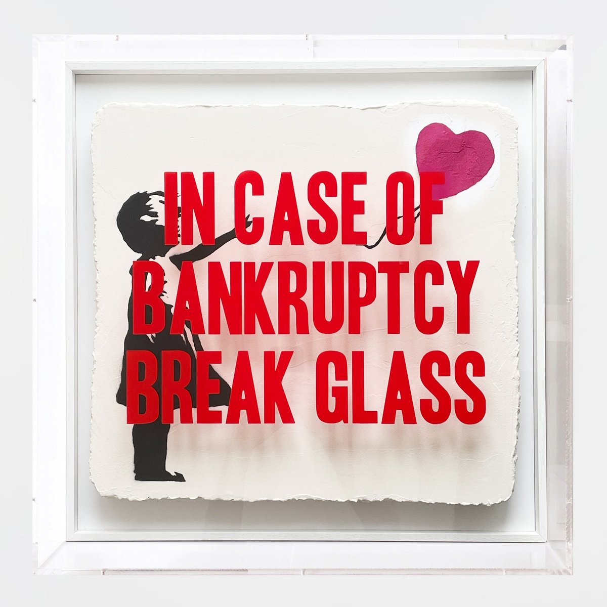 THIRSTY BSTRD, In case of Bankruptcy - Balloon Girl (Rosario Pink)