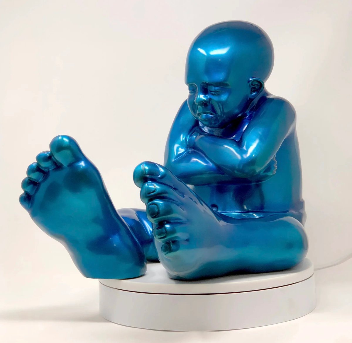 IDAN ZARESKI, Babyfoot Bronze Blue