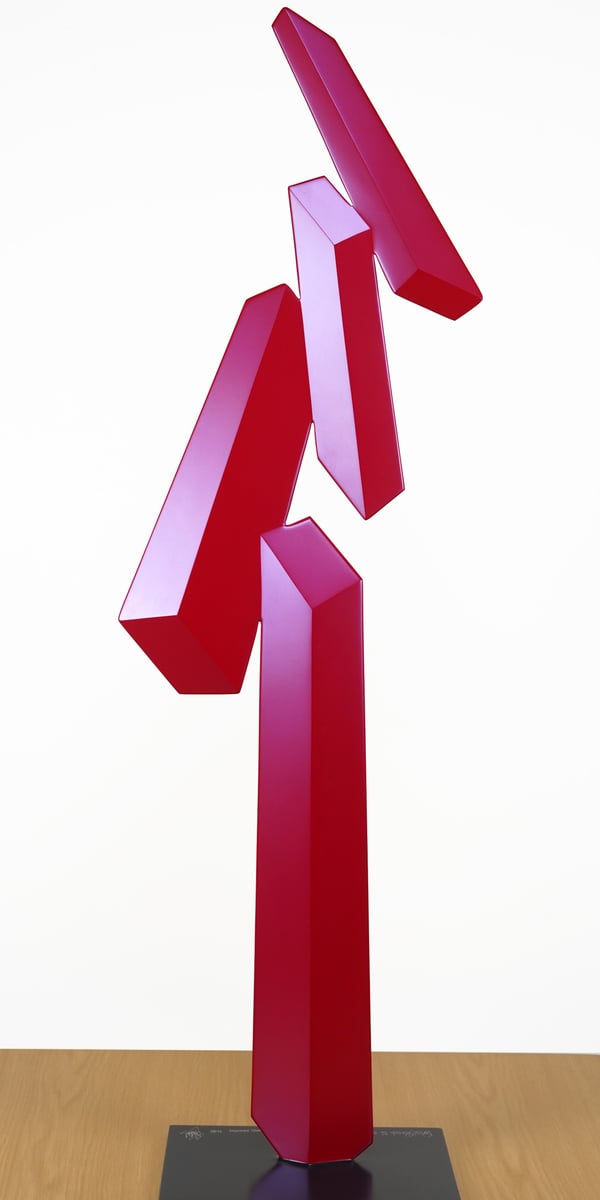 Vertical Dislocado M421 - Rojo Opalo — Rafael Barrios