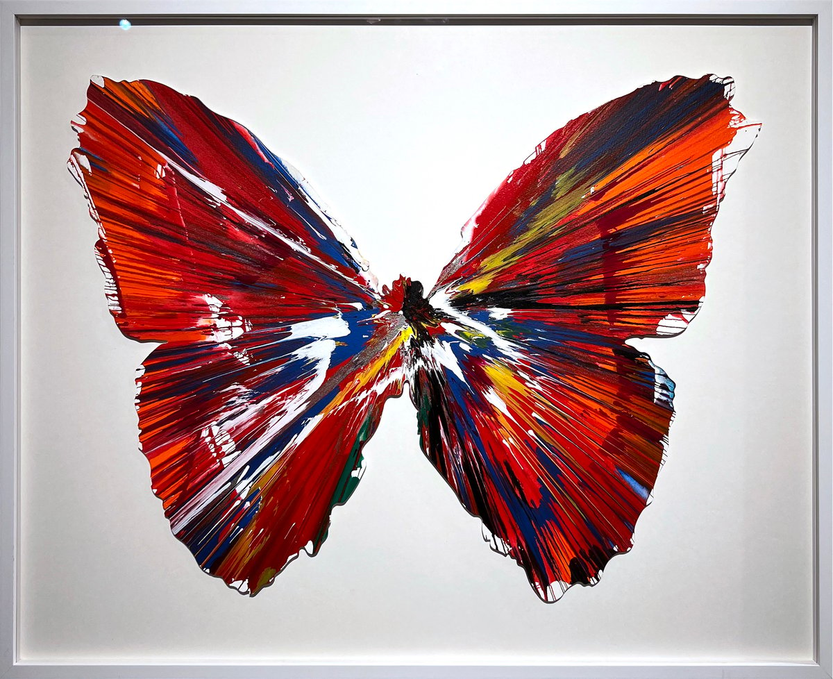 Butterfly Spin Painting, 2009 (stamp signed), Pinchuk Art Center Collection