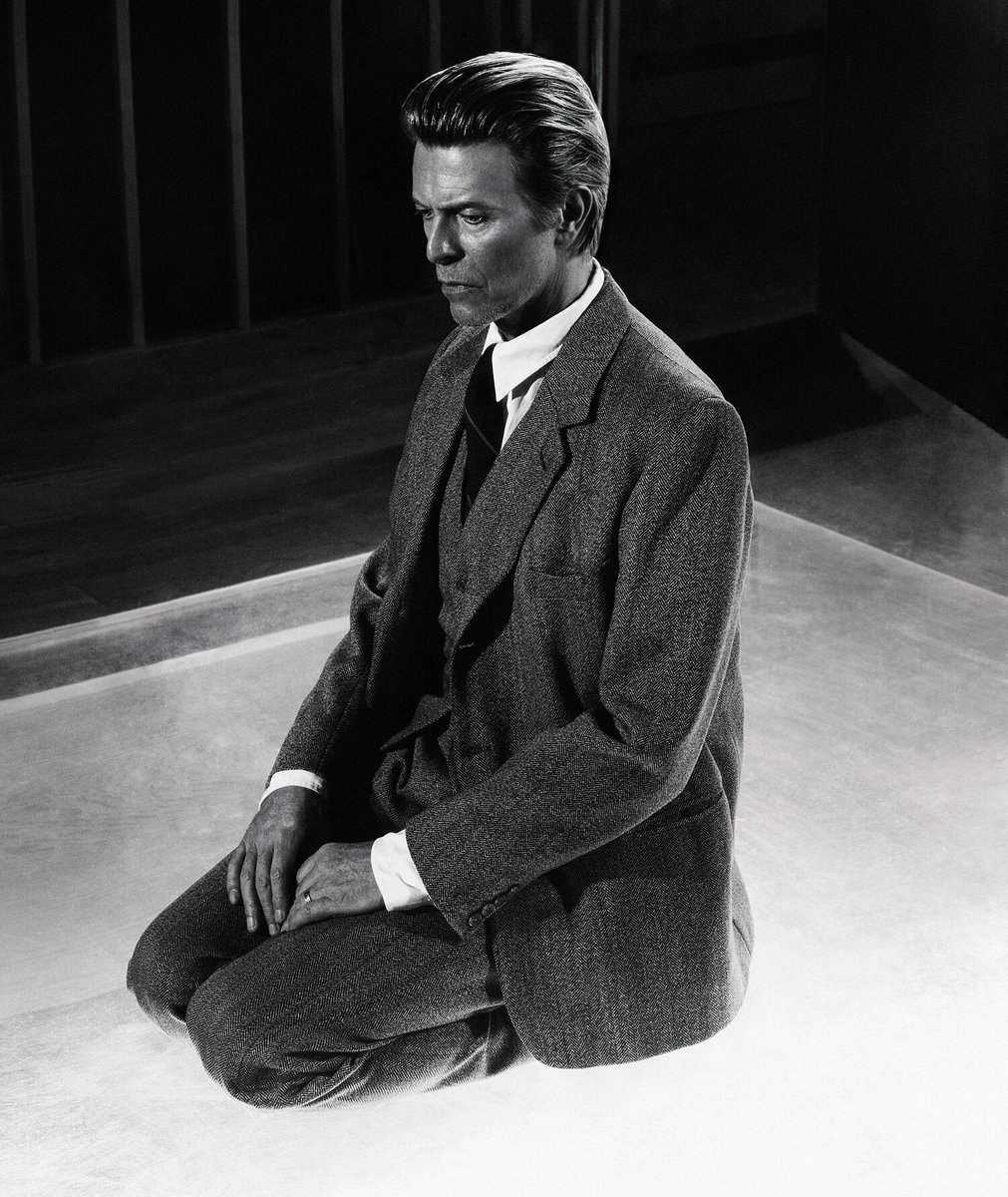 David Bowie : Meditation, B&W (medium)