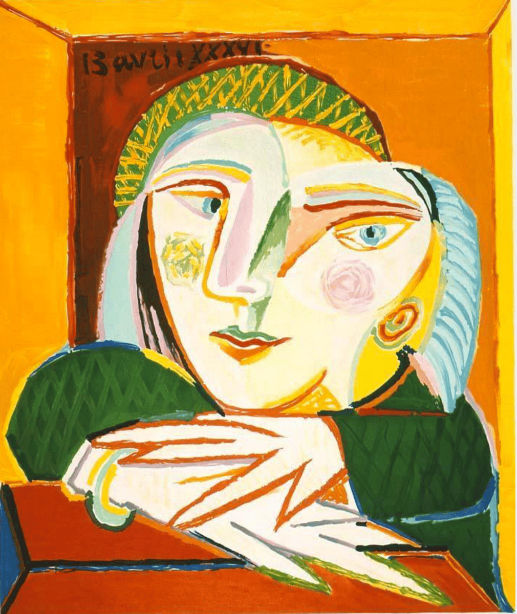 Femme accoudée à sa fenêtre — Pablo Picasso