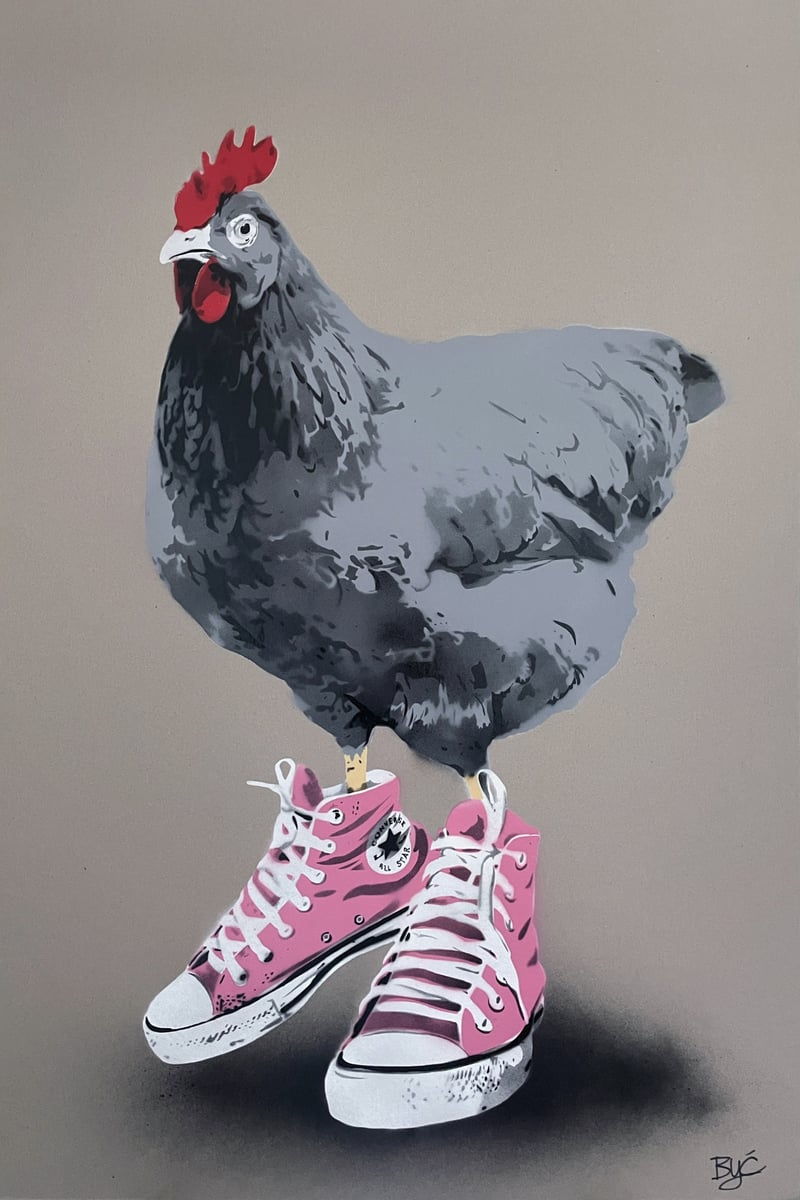 Chicken at the top // Converse series II, Rose
