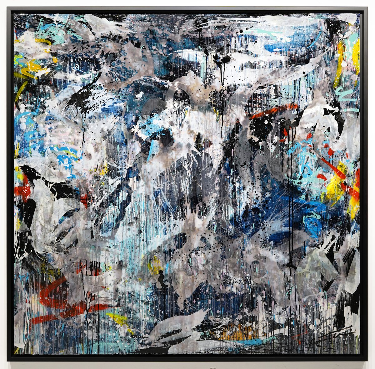 Abstrait Passion blue Love 2 — Cédric Bouteiller