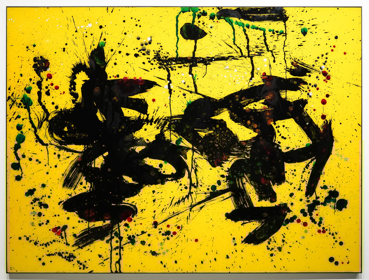 Calligraphie jaune — Cédric Bouteiller