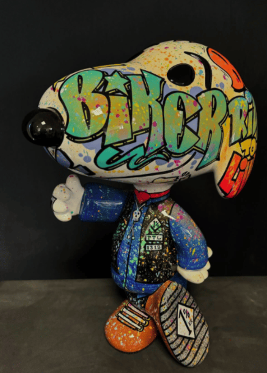 SNOOPY - Biker Street Art