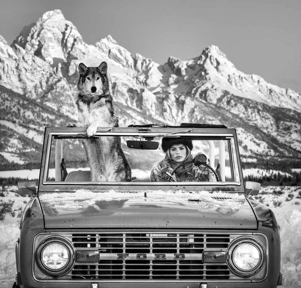 The Tetons (B&W), 2025