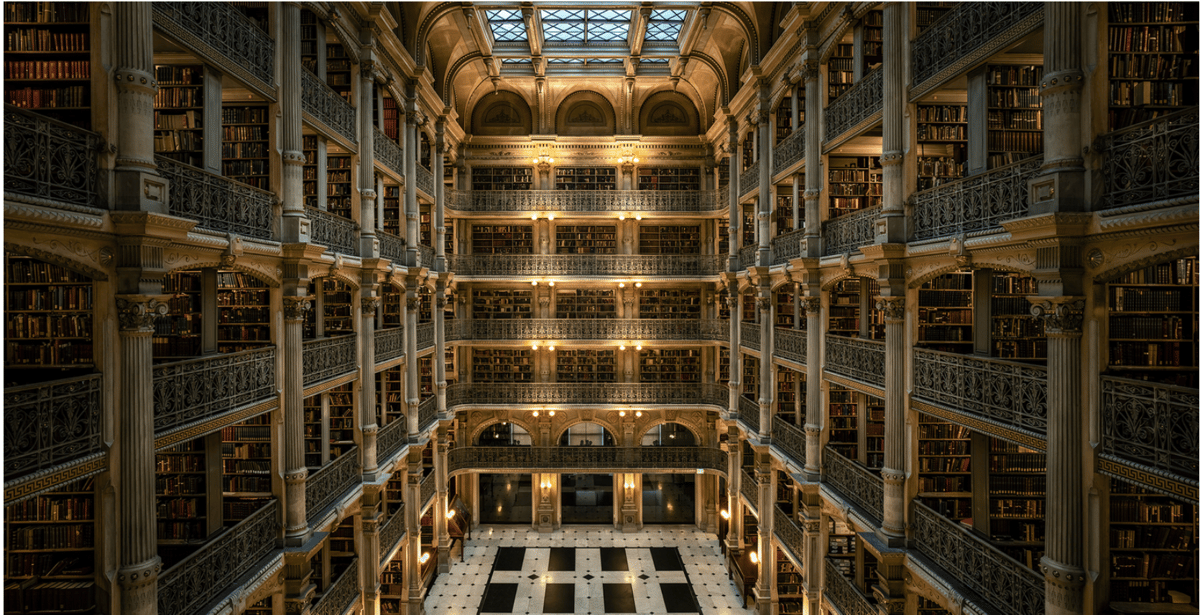 George Peabody Library, 2022 (Baltimore)