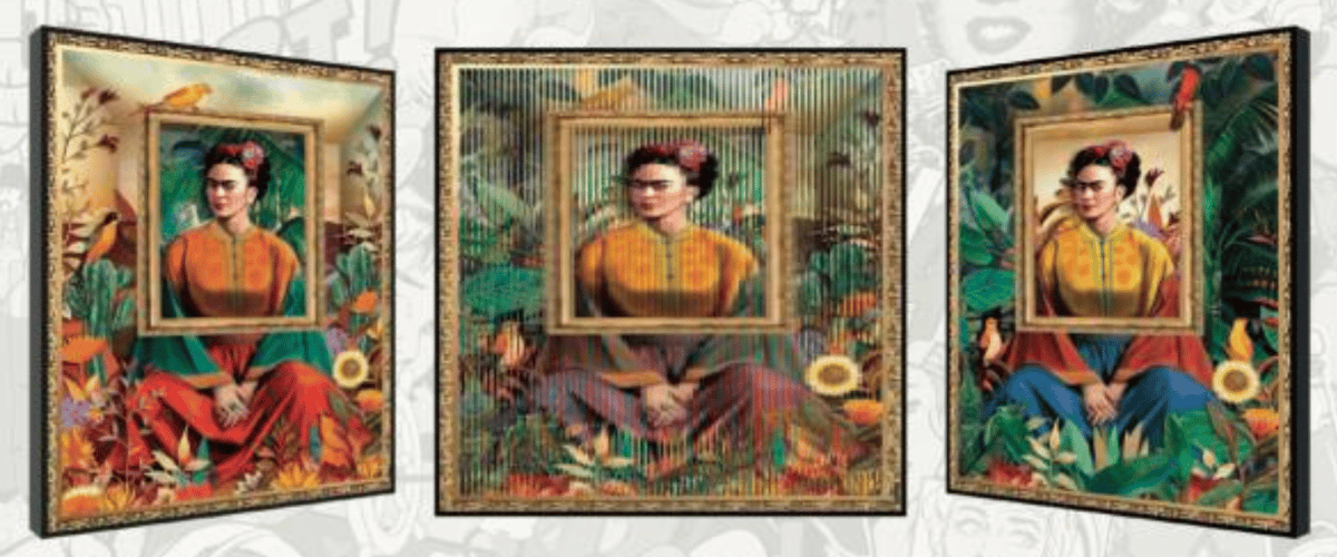 Frida dans son cadre