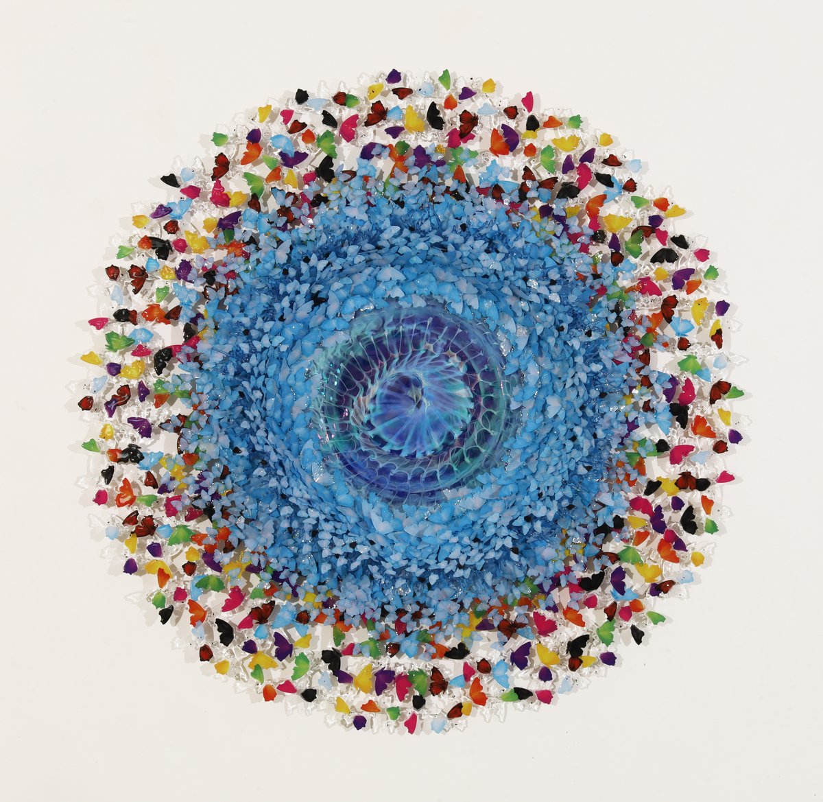 Dreamcatcher blue dip in the colors — Annalù