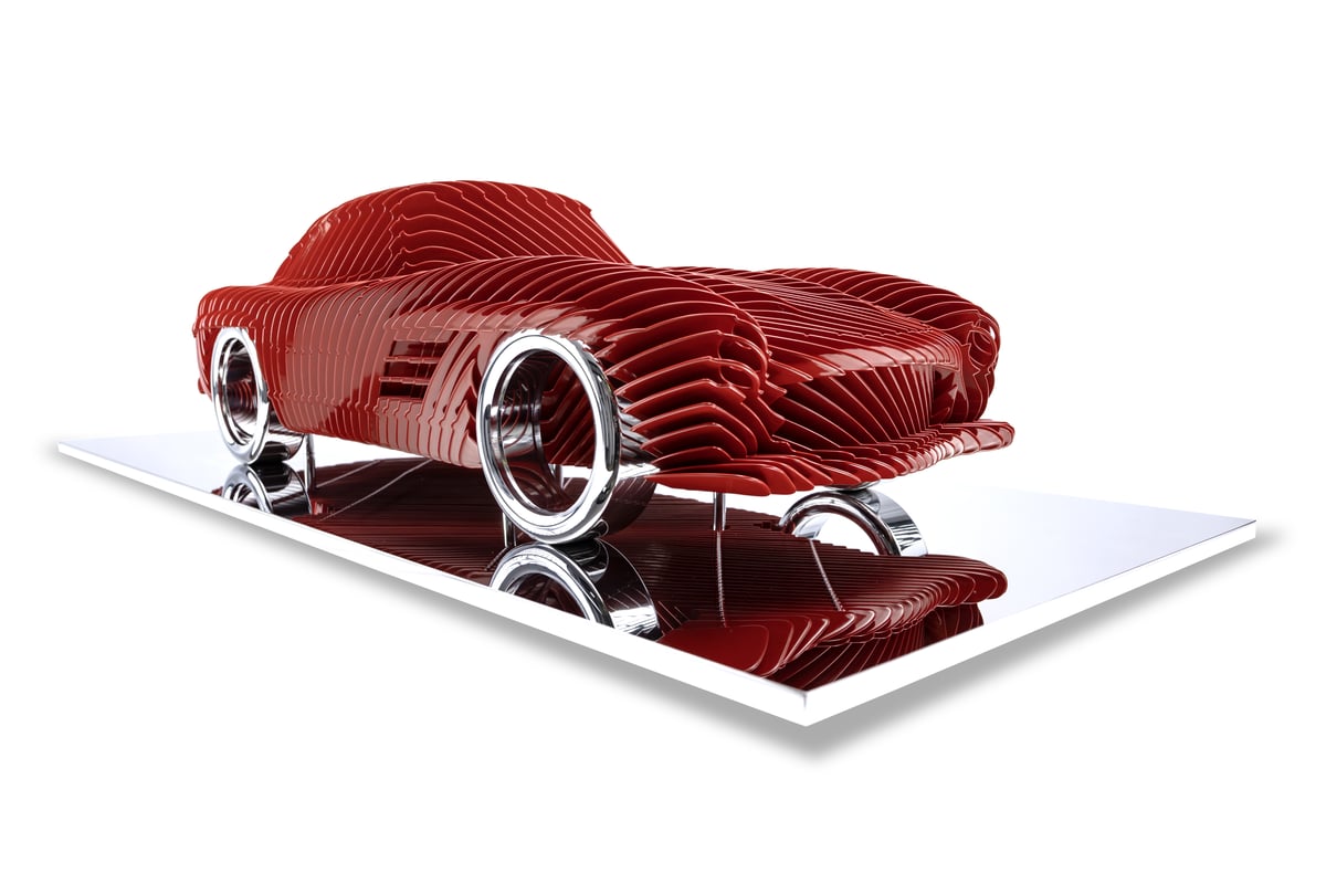 Mercedes 300 SL - Streameline - Rouge
