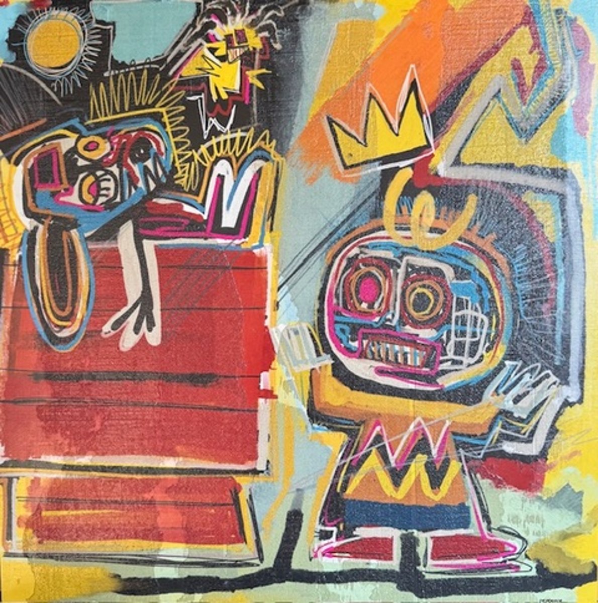 ICONIC PAINTERS - Basquiat