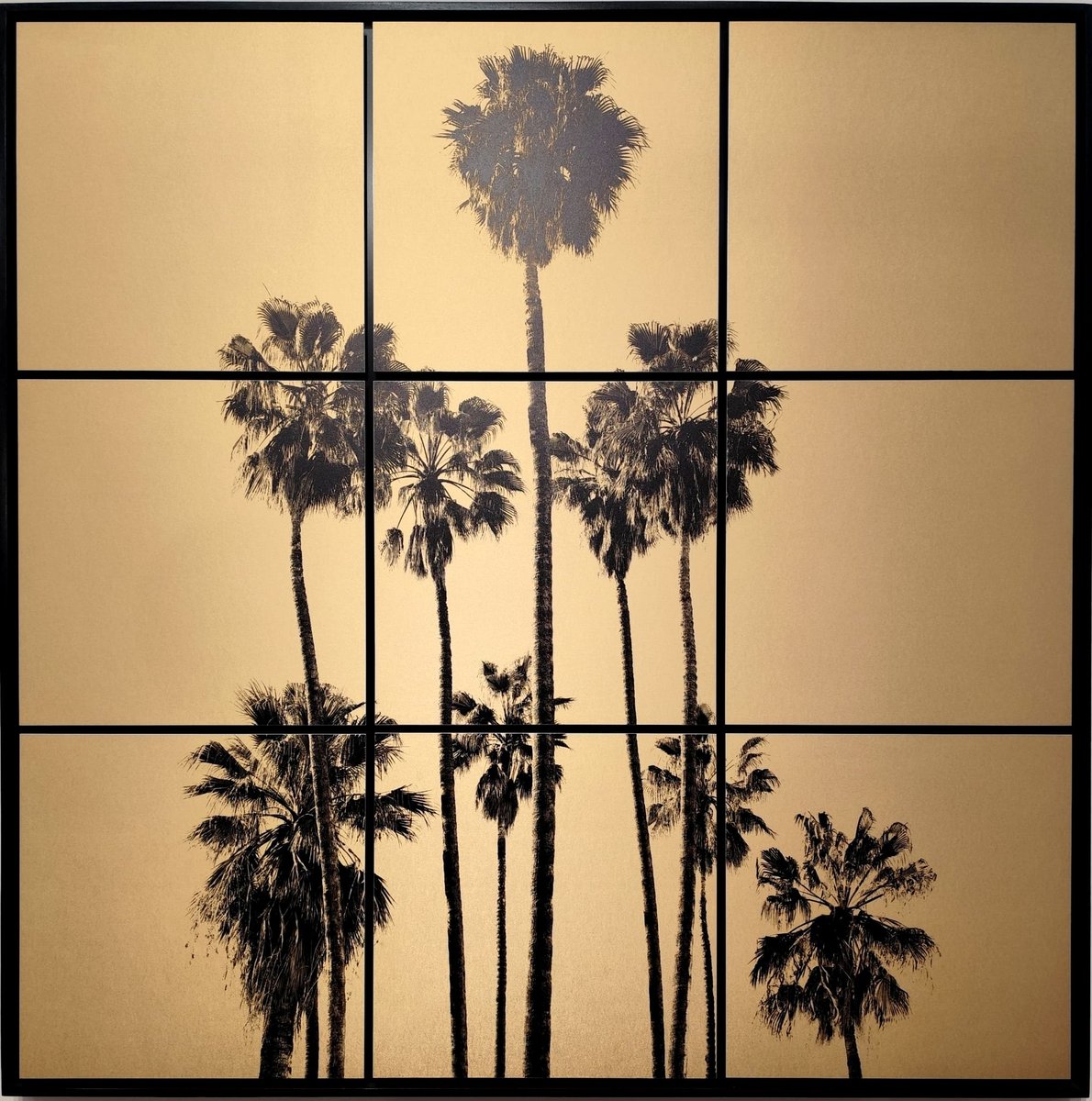 California Dream ( Palmiers ) - version papier Or