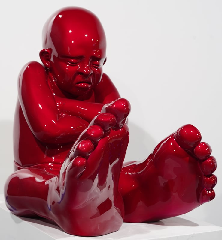 Babyfoot 85 - Résine rouge — Idan Zareski