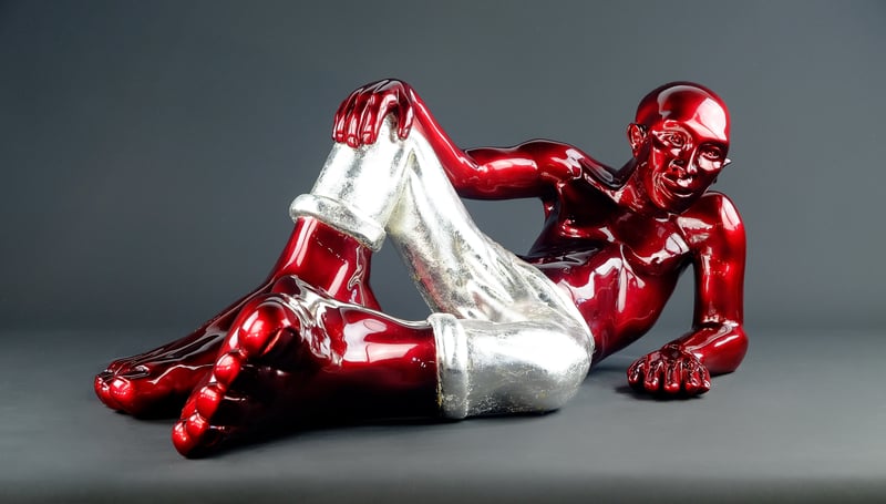 Coolfoot 75 - Résine Rouge et Silver pants — Idan Zareski