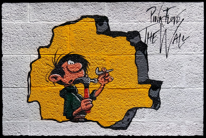 The Wall - Pink Floyd - Parpaing — Peppone