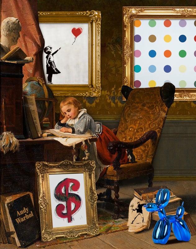 The Little Reader Dollar Sign — Leo Manelli