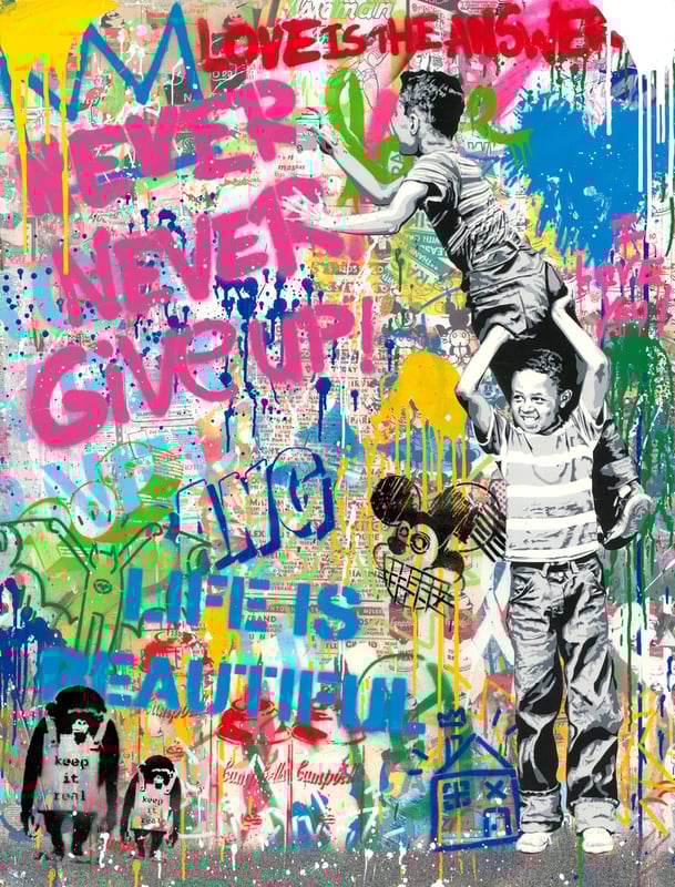 アート・デザイン・音楽 Mr.brainwash Street Art Mr. Brainwash, Chaplin, 2023, Silkscreen (S)