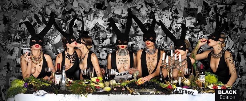 Luxury Playboy Dinner Black Edition - pièce unique — Philippe Shangti