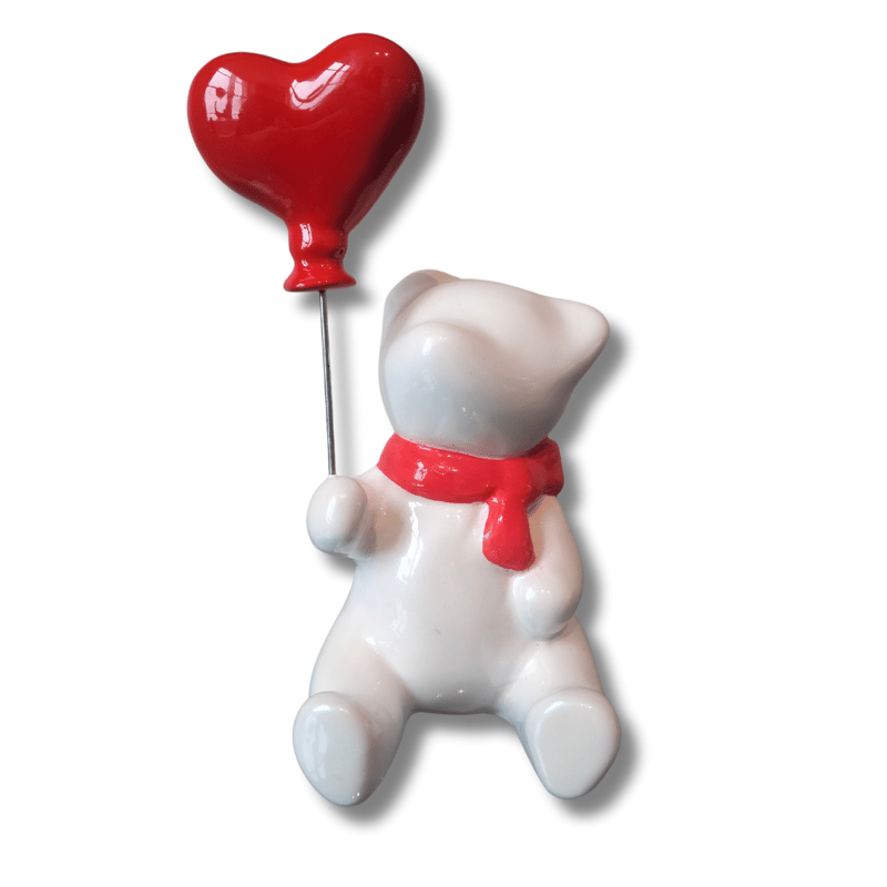 Lenny Petit nounours au coeur rouge