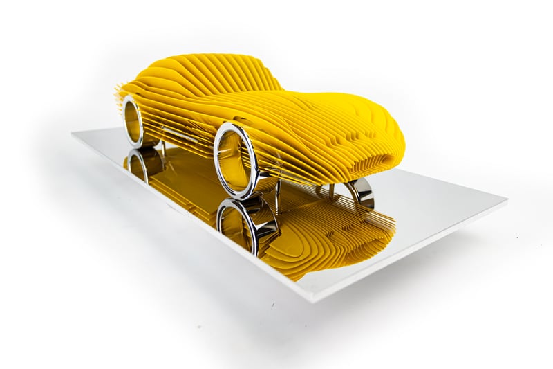 Ferrari 250 GTO Streamline Plaques Jaune
