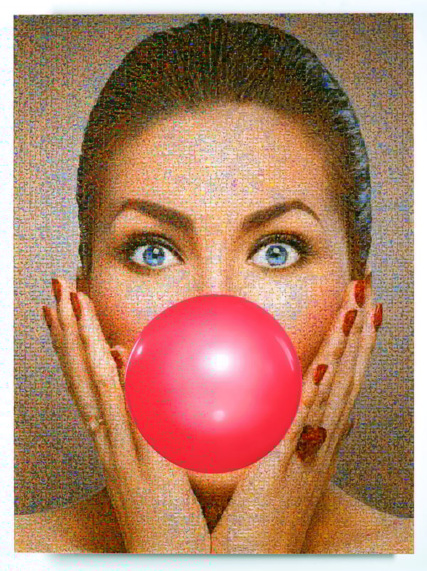 Bubble me - rouge, 2023