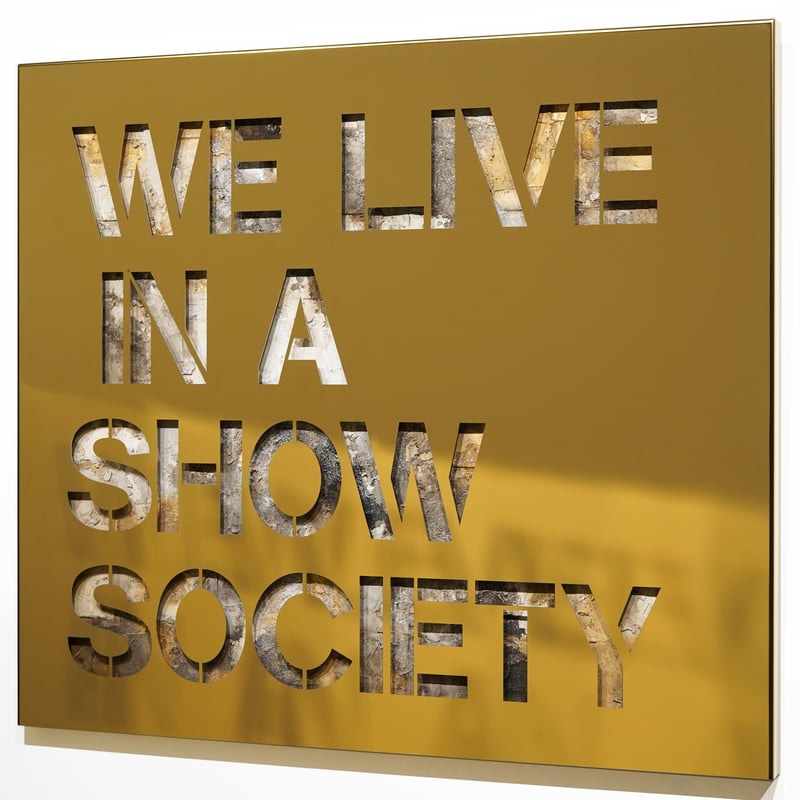 Society - Inox doré, 2021