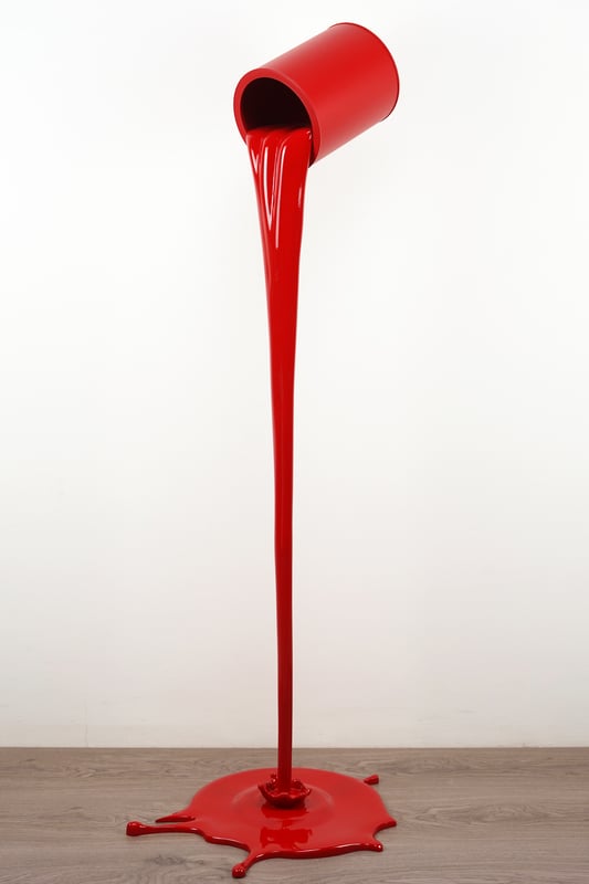 Flow rouge -125 cm