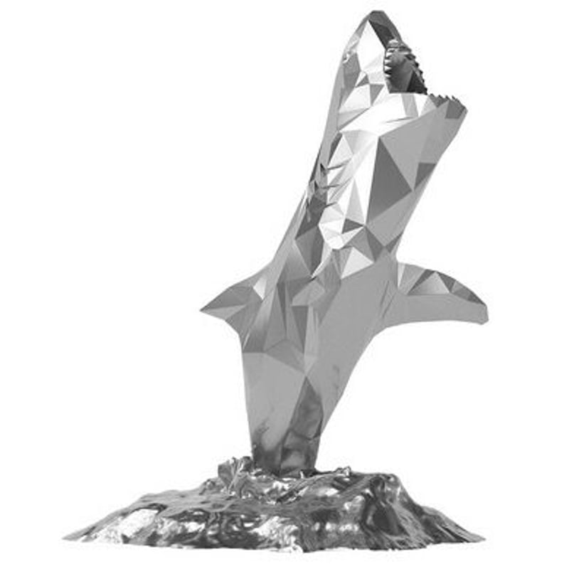 Requin Résine Gris