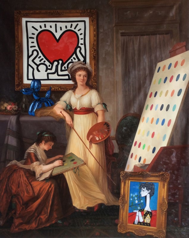 The Art Lesson (Heart) — Leo Manelli
