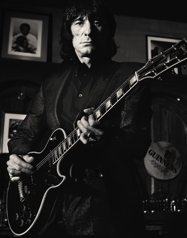 Ronnie Wood : London, B&W (small)