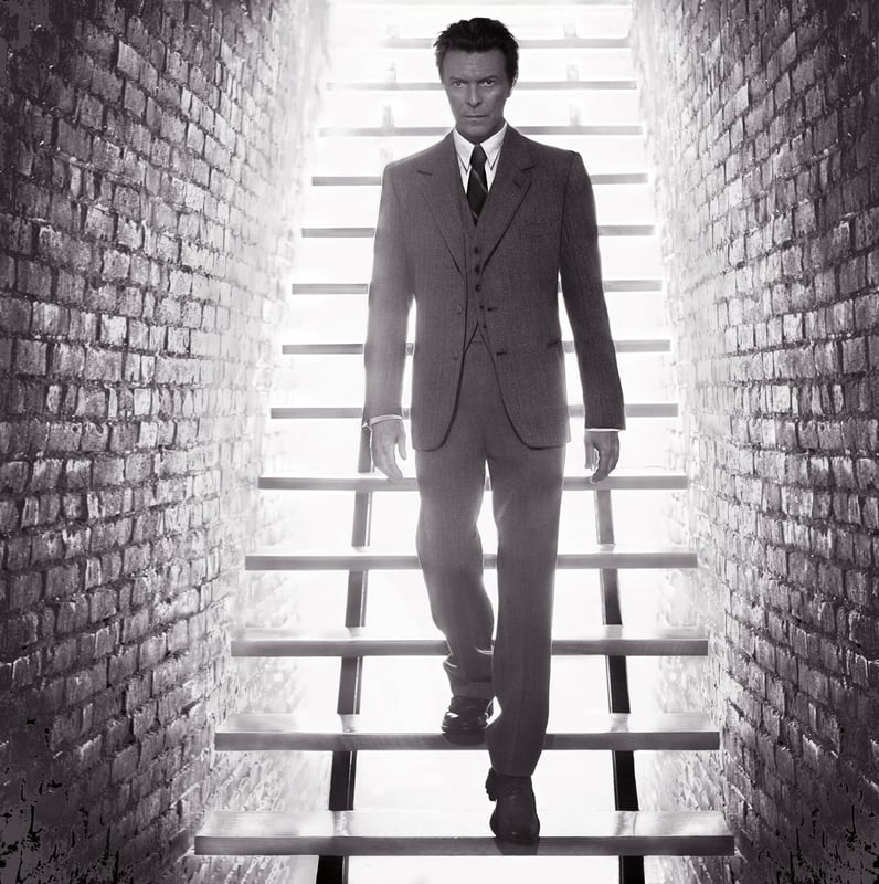 David Bowie : The Descent, B&W (large)