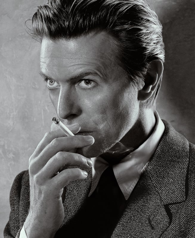 David Bowie : Smoking, B&W (special edition)