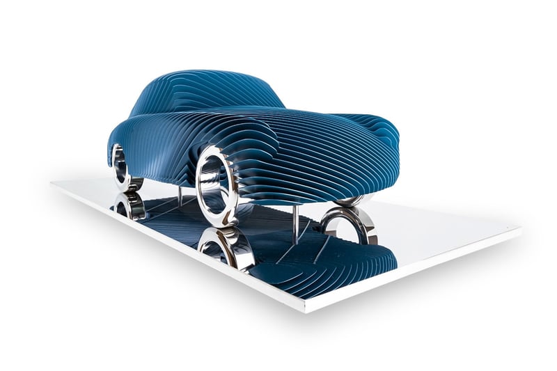 Porsche 356 - Bleue