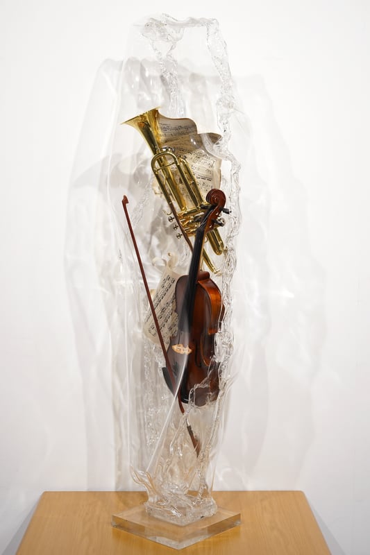 Violon Trompette doré — Franck Tordjmann