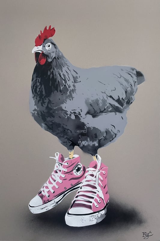 Chicken at the top // Converse series II, Rose