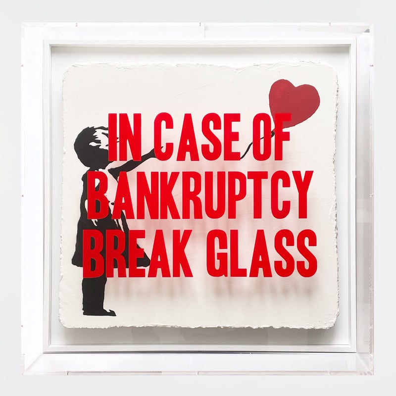 In Case of Bankruptcy Balloon Girl (Cladestine Red)