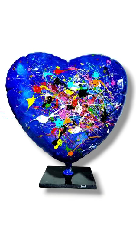 Coeur Bleu Splash
